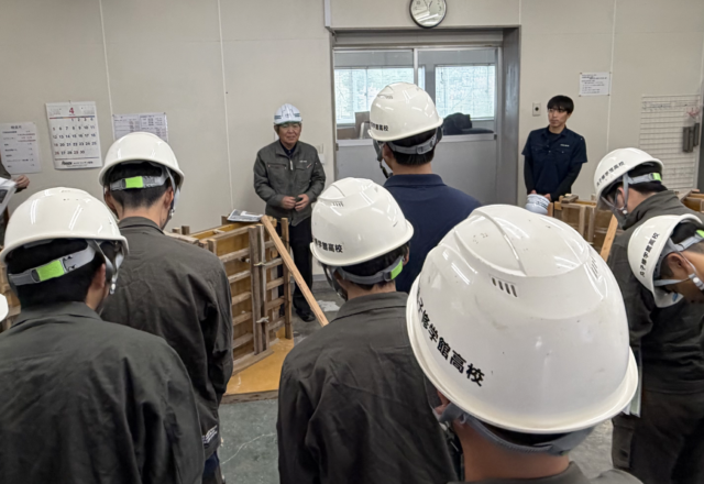 生コン工場で学ぶ、地域を支えるものづくり